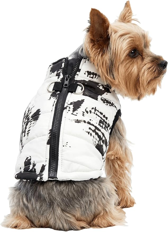 Winter Puppy Coats Warm Small Dog Jacket Pet Dogs Jackets Puppy Cold Weather Coat Pet Clothes for Small Dogs, XS, Tie-dye
