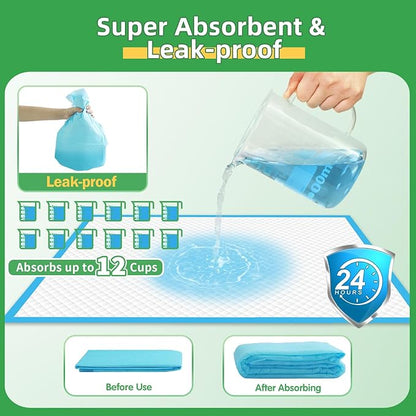 Dog Pee Pads Extra Large 30"x36", 40-Count Puppy Pads XXL, Leak-Proof X-Large Pee Pads for Dogs, Super Absorbent Dog Potty Training Pads XL, Disposable Pet Urine Bed Pads for Doggie, Cats