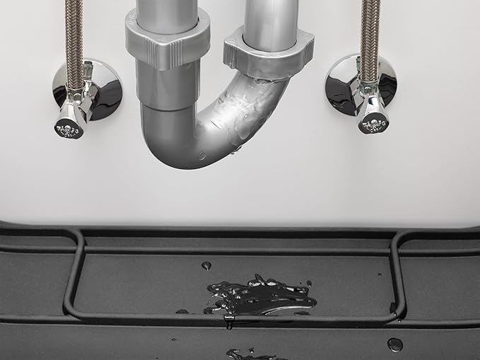 WeatherTech Single High Pet Feeding System w/Plastic Dog/Cat Bowls - 10" High Stand Dark Grey (PSH6410DGDG)