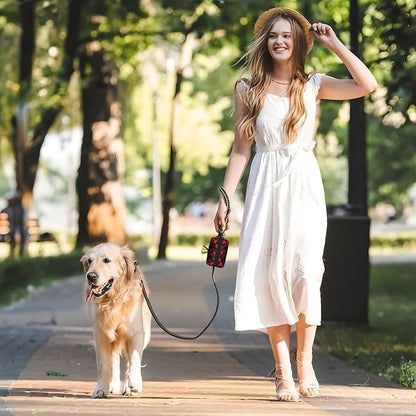 Dog Poop Bag Holder for Leashes - Lightweight Pet Waste Bags Dispenser Doggy Zippered Pouch for Puppy Walking Accessories(Cat)