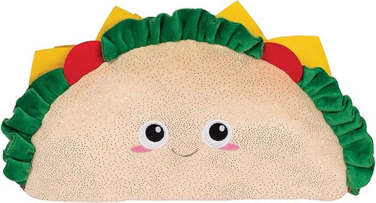 Fringe Studio Large Plush Dog Toy, FANTAS-Taco!, 16.5" Wide x 9" Tall, Pet Shop Collection (728023)