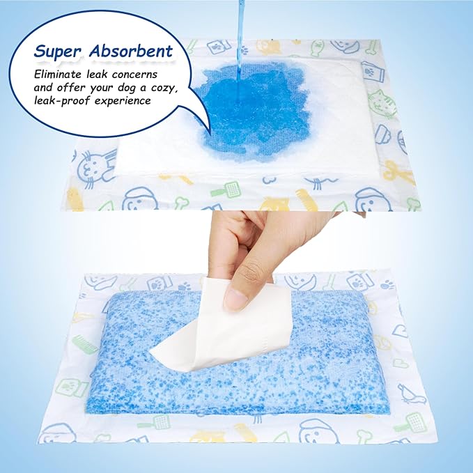 Dog Diaper Liners Booster Pads for Male and Female Dogs, 160ct, Super Absorbent Disposable Belly Band Liners for Male Dogs fit Most Types of Dog Diapers,Wraps(Regular)