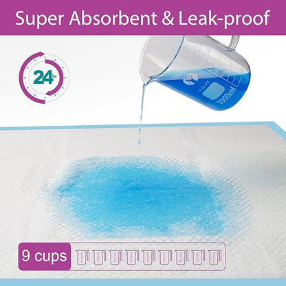 IMMCUTE Dog Pee Pads Extra Large 28"x34", X-Large Training Puppy Pee Pads Super Absorbent & Leak-Proof, XL Disposable Pet Piddle Pad and Potty Pads for Dogs, Puppies, Doggie (XLarge:28"*34"- 30 Ct)