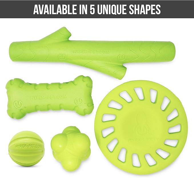Hyper Pet Fetching Dog Toys - Throwing Bumpy Ball Dog Toy Made with EVA Foam - Lightweight & Floats on Water