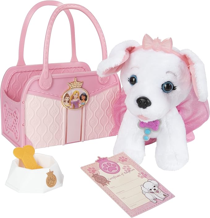 Disney Princess Style Collection Pet Puppy Plush & Trendy Tote Bag Carrier - Nurture and Pamper Your Puppy!
