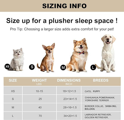 Dog Crate Pad, Ultra Soft & Anti-Slip Kennel Mat, Secure Fit for Metal Crates & Dog Cages, Washable Cozy Bed for Small Medium Large Dogs (Light Brown, XS(18"*12"*1.5"))
