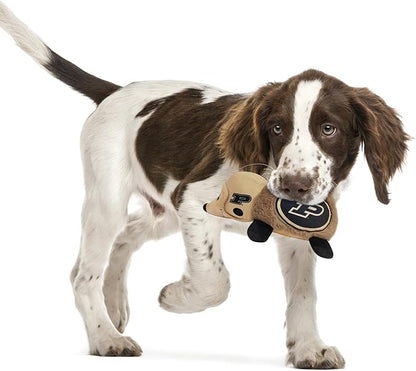NCAA Purdue Boilermakers Plush Hedgehog Toy for Dogs & Cats, Cool Soft Pet Toy for Fun and Interactive Play, Dog Chew Toy with Squeaker, Licensed Hot Pet Toy