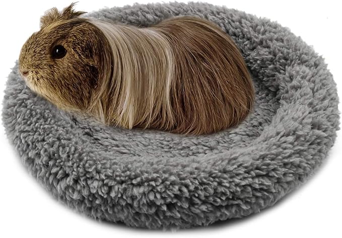 BWOGUE Hamster Bed,Round Velvet Warm Sleep Mat Pad for Hamster/Hedgehog/Squirrel/Guinea Pig/Rats and Other Small Animals