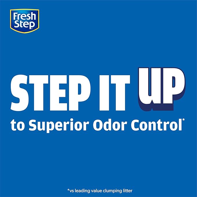 Fresh Step Extreme Clumping Litter with Febreze Freshness,Mountain Spring Scent Clumping Cat Litter with Guaranteed Odor Control,14 lb. Box,(Pack of 2)