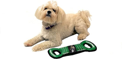 NFL Football Field Dog Toy with Squeaker. - Baltimore Ravens - for Tug, Toss, & Fetch. - Tough & Durable Pet Toy