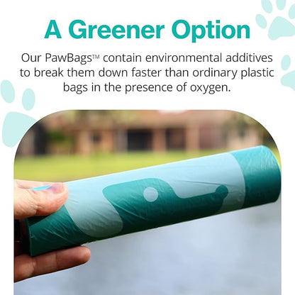 PawPail Scented Poop Bags For Dogs - 1 Roll of 150 XL Dog Waste Bags - Mild Floral Scent - Leakproof & Durable - For Pet Waste Station