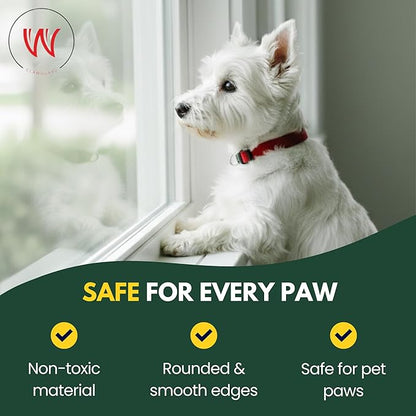 CLAWGUARD Plexiglass Window Sill Protector – Thick Crystal Clear Window Sill Cover & Extender – Window Ledge Protector for Dogs & Cats (35.5in. x 3.25in.)