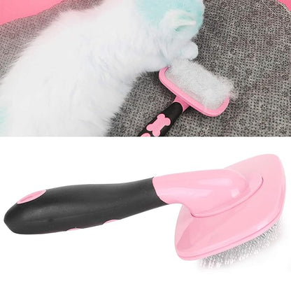 GLOGLOW Pet Hair Comb, Cat Dog Cleaning Hair Massage Comb 360° Rotation Deshedding Slicker Brush Pet Removal Comb Grooming Tool()