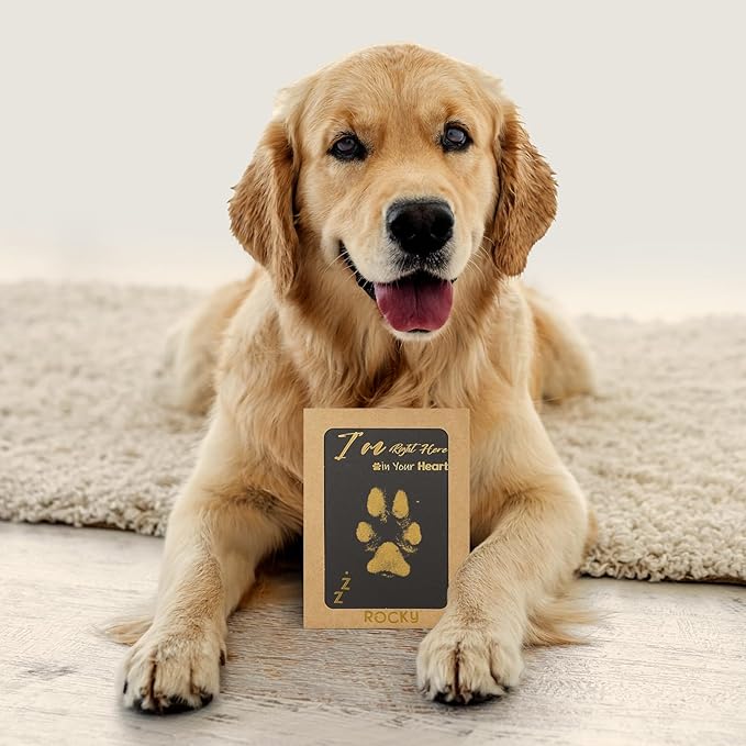 Inkless Paw Print Kit,Dog Paw Print Kit,Dog Nose Print Kit,Clean Touch Ink Pads and Imprint Cards,Pet Paw Print Impression Kit for Dogs Cats Footprint Keepsake