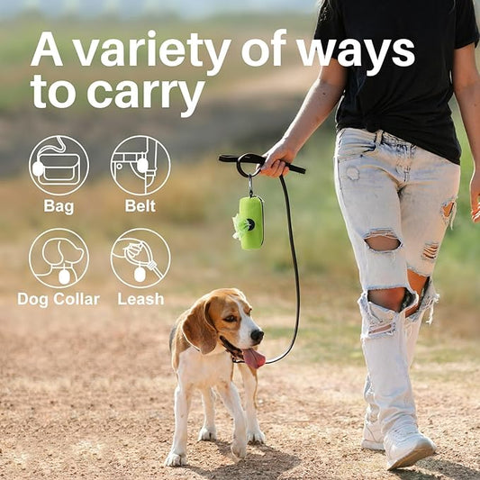 Gardner Pet Dog Poop Bags Rolls with Tissue, Pine Scented Poop Bags with Dispenser, Leak Proof Pet Waste Bags with Tissue Design, Reduce Touch Feeling, 36 Rolls-288 Counts