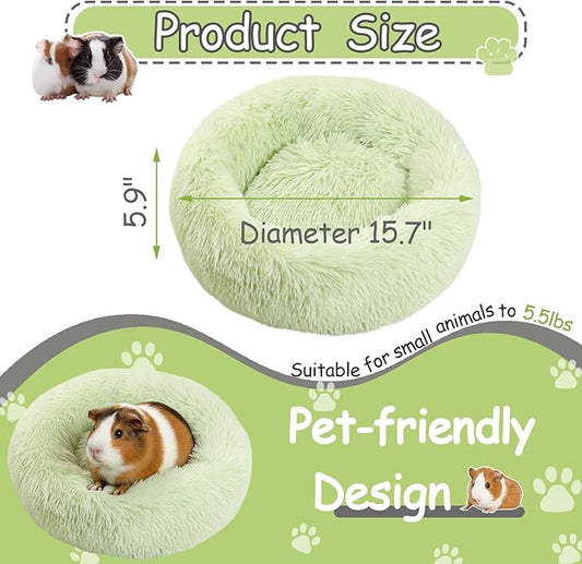 Guinea Pig Beds Hamster Beds Small Animal Bedding Thickened and Warm Winter Guinea Pig Beds for Dwarf Bunny Chinchillas Hamsters Hedgehogs Ferrets Green