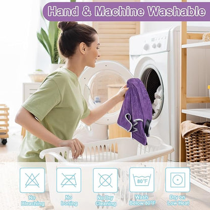 Dog Towel, Gimilife Dog Bathrobe Pet Grooming Towel Drying Coat Robes for After Bath Collection Absorbent Microfiber Towels Dogs Bath Towels for Drying Dogs Small Medium Large