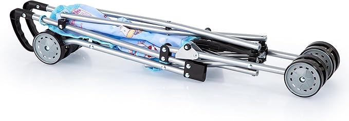 Bayer Baby Umbrella Stroller for Dolls - Blue Cow Print, 18 in