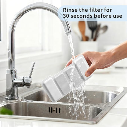 Cat Water Fountain Filters - 8 Pack Replacement Filters & 4 Pack Replacement Pre-Filter Sponges Set for Automatic Pet Fountain, Multi-Pet Household Friendly,Keep Drinking Fresh