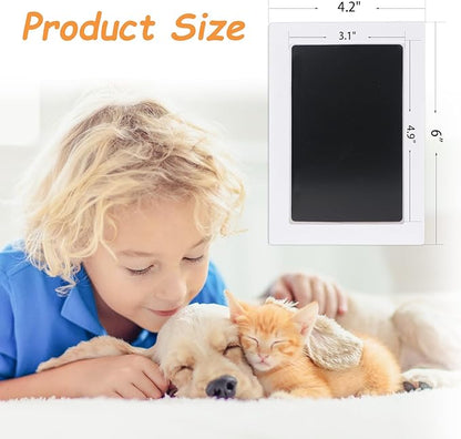 Inkless Paw Print Kit,Dog Paw Print Kit,Dog Nose Print Kit,Clean Touch Ink Pads and Imprint Cards,Pet Paw Print Impression Kit for Dogs Cats Footprint Keepsake