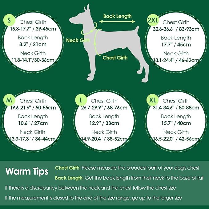 SUNFURA Dog Reflective Safety Vest, High Visibility Adjustable Dog Hunting Harness Vest for Outdoor Activity & Night Walking, Breathable Pet Jacket for Small Medium Large Dogs (Green, XXL)