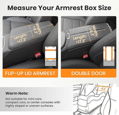 Portable Small Dog Seat for Car, Luxury Center Console Dog Car Seat Booster with Safety Tethers, Anti-Collapse Pet Travel Carseat for SUV, Truck (Black/Grey)