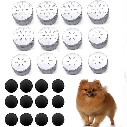 CHENGXINWENHUA Dog skent Work tins 6 Pack，Dog Scent Training Box，Dog Nose Work containers (6pc L+6pc S)