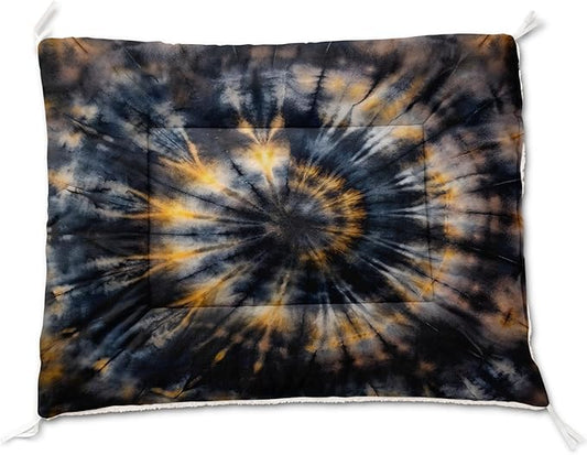 Dog Cat Bed Mat Ultra Soft Fluffy Pet Bed Washable Fashion Dog Crate Beds Comfy Comfy Pet Sleeping Pad Suitable for Pet Raised Bed(30"x26",Tie-Dye)