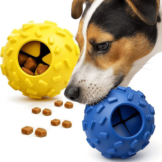 Interactive Dog Chew Toy for Small – Durable Treat Dispensing Puzzle Toy, Tough Enrichment Toy for Aggressive Chewers, Teeth Cleaning & Mental Stimulation Training Toy, Perfect for Boredom Relief