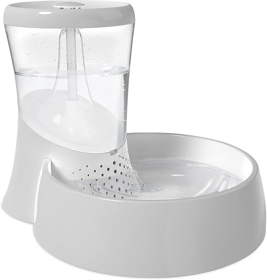 Petmate Fresh Flow Rain Battery Fountain for Cats and Dogs, 75 oz