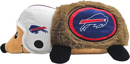 NFL Buffalo Bills Plush Hedgehog Toy for Dogs & Cats, Cool Soft Pet Toy for Fun and Interactive Play, Dog Chew Toy with Squeaker, Licensed Hot Pet Toy