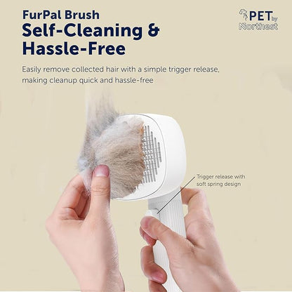 Multifunctional Pet Brush, Dog Brush for Shedding, Cat Brush for Shedding, Grooming & Hair Removal, Deshedding Dog Brush, Cat Brushes for Indoor Cats, Vibrating Massage & Negative Ionic Technology.