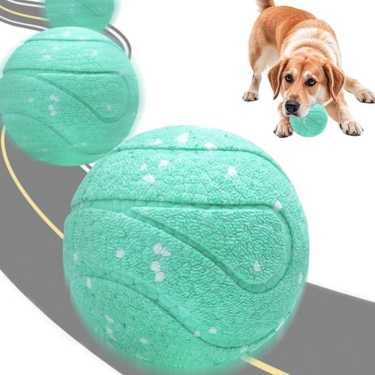 Magicorange Interactive Dog Toys,Automatic Rolling Dog Ball Toys,Dogs Rolling Effect Tennis Balls Herding Balls for Dogs (Lake Blue)