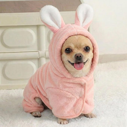 Dog Bathrobe Super Absorbent Towel for Small Dogs Cats Fast Drying Dog Robe Coat with Hood Puppy Cat Bath Towel Wrap Pet Grooming Supplies After Shower (Pink,S)