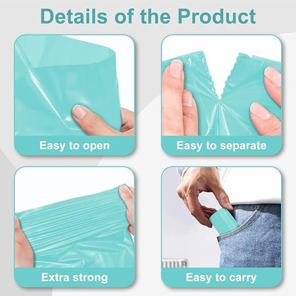 Toplive Dog Poop Bags Rolls, Dogs Waste Bag for Dog Doggie, Thick & Leak-Proof Poop Bag Doggy for Outdoor Puppy Walking and Travel, 16 Rolls (240 Bags), Blue