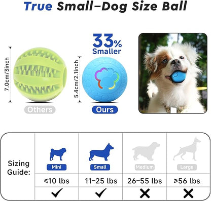 Interactive Small Dog Toy Ball, 2.1 Inch Smart Jumping Ball for Puppy/Small Dogs, Activated Automatic Bouncing Moving Vibrating, Dog Toy for Small Dogs to Keep Them Busy, 2-Speed Adjustable