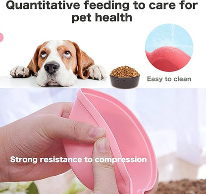 3PCS Dog Food Scoop, 1 Cup Dog Food Scoop for Water or food Plastic Pet Food Scoop Dogs Cats Birds and Rabbits
