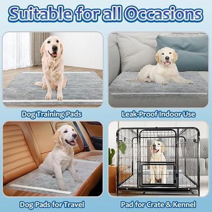 Charcoal Dog Pee Pads Extra Large 28“x34”, Puppy Pads XL 30 Count, Potty Pads for Dogs, Disposable Urine Bed Pads for Odor-Control, X-Large Piddle Underpads, Training Liners for Housebreaking