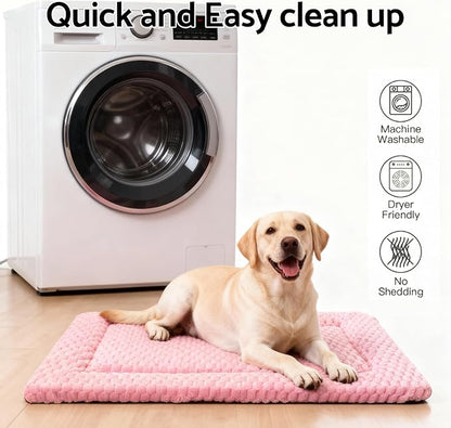 Dog Bed Mat - Reversible Dog Crate Bed Mats, Soft & Breathable Kennel Pad, Durable Crate Bed for Small Medium Large Dogs & Cats