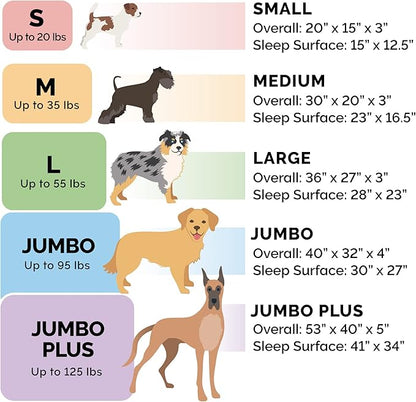 Furhaven Dog Bed Liner Water-Resistant Foam Mattress Protector Cover - White, Medium