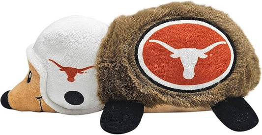 NCAA Texas Longhorns Plush Hedgehog Toy for Dogs & Cats, Cool Soft Pet Toy for Fun and Interactive Play, Dog Chew Toy with Squeaker, Licensed Hot Pet Toy