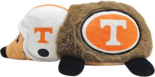 NCAA Tennessee Volunteers Plush Hedgehog Toy for Dogs & Cats, Cool Soft Pet Toy for Fun and Interactive Play, Dog Chew Toy with Squeaker, Licensed Hot Pet Toy