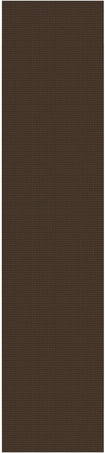 KOZYFLY Long Runners for Hallways 2.6x12 ft Washable Kitchen Runner Non Slip Rubber Backed Hallway Rugs Cotton Entryway Runner Rug Floor Carpet for Indoor Hall, Backdoor, Kitchen, Reddish Brown/Coffee