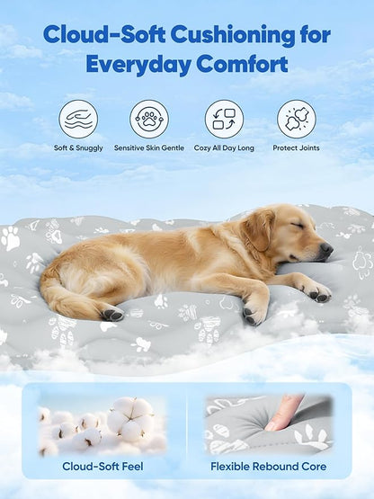 Rywell Super-Absorbent Cooling Mat for Dogs 59"x40" Arc-Chill 3.0 & Color-Changing Dog Cooling Mat, Stay Cool & Dry, Washable, Non-Slip Pet Bed Mat for Floors, Sofas, Kennels