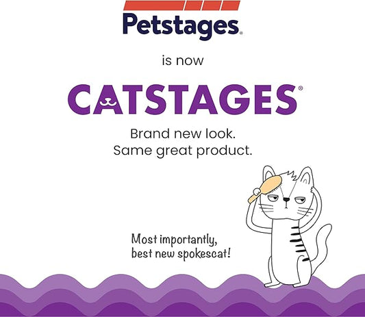 Catstages Grass Patch Hunting Box - Interactive Indoor Cat Toy with Faux Grass & 3 Jingle Balls - Encourages Exercise, Mental Stimulation & Natural Hunting Instincts