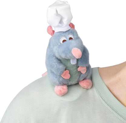 Rat Plush Toy Shoulder Riding Magnet Toy Chef 6 inch