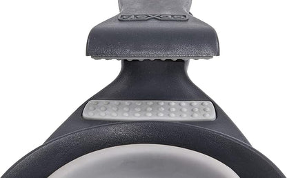 Dexas Pets Collapsible KlipScoop Collapsible Dry Dog Food Scoop and Dog Food Bag Clip, 1 Cup Capacity, Light Gray (PW660432429) (Pack of 2)