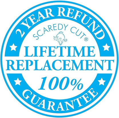 SCAREDY CUT Silent Pet Grooming Kit for Dog, Cat and All Pet Grooming - A Quiet Alternative to Electric Clippers for Sensitive Pets (Left-Handed Pink)