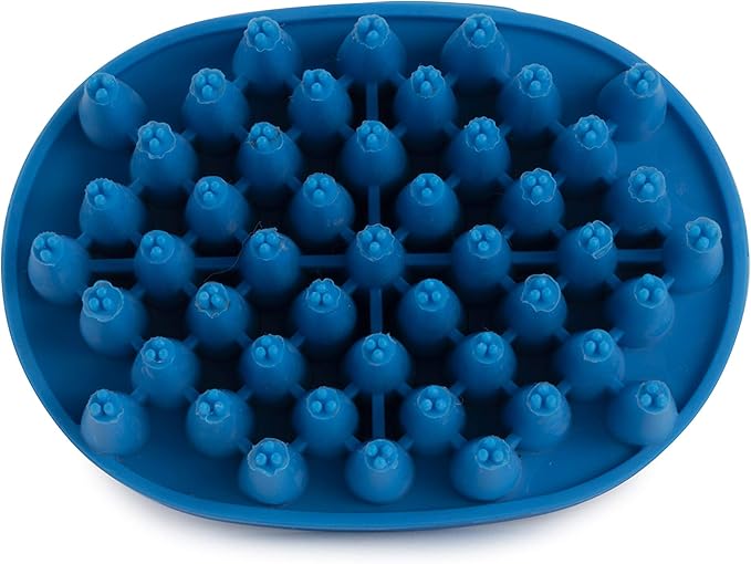 Dexas BrushBuster Silicone Gentle Dog Grooming and Massage Brush