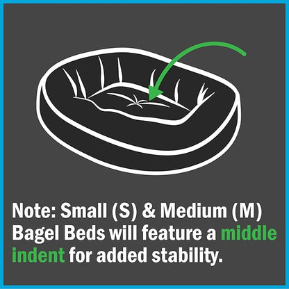 Majestic Pet Suede Shredded Memory Foam Mix Calming Dog Bed Washable - Cozy Soft Round Dog Bed with Spine for Head Support - Fluffy Donut Dog Bed, 24 Inch, Rust